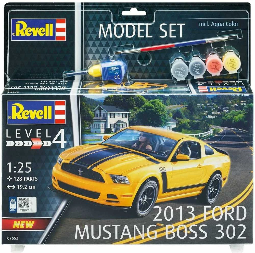 Revell Model Set 2013 Ford Mustang Boss - PLASTIKINIS modeliavimo rinkinys
