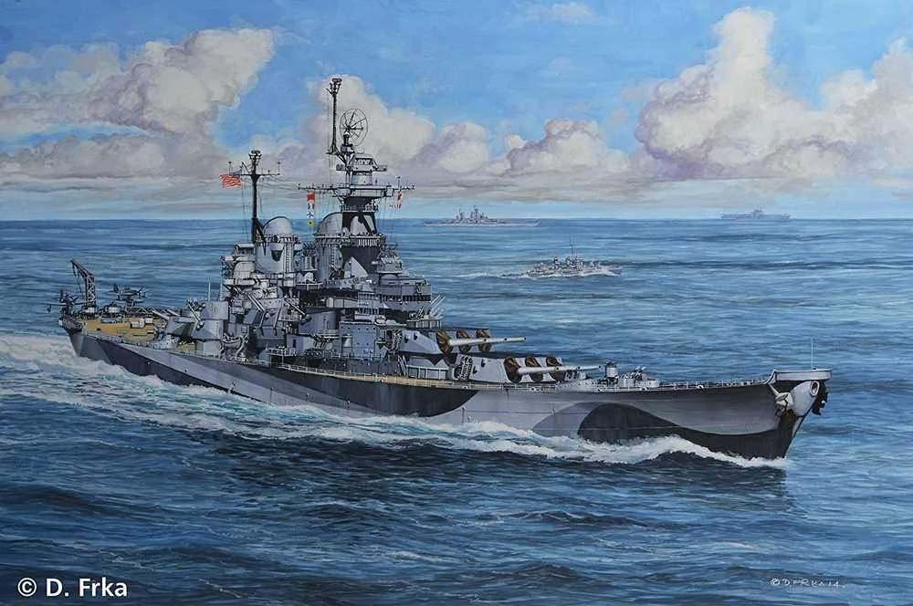 Revell Model Set Battleship U.S.S. - PLASTIKINIS modeliavimo rinkinys