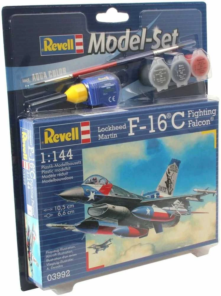 Revell Model Set F-16C USAF - PLASTIKINIS modeliavimo rinkinys