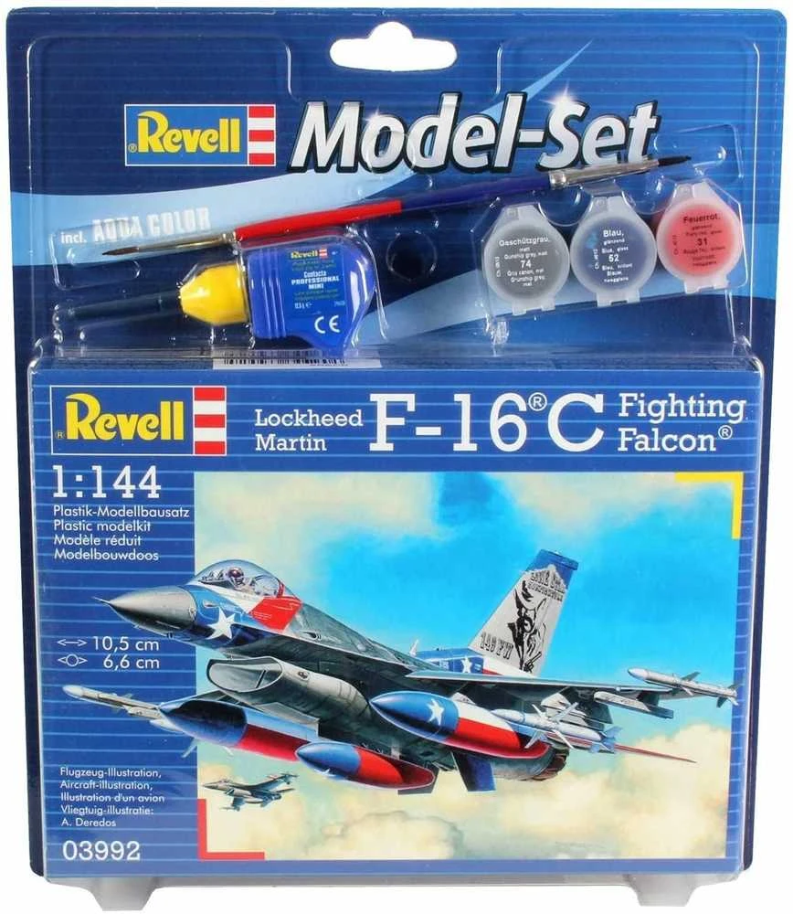 Revell Model Set F-16C USAF - PLASTIKINIS modeliavimo rinkinys