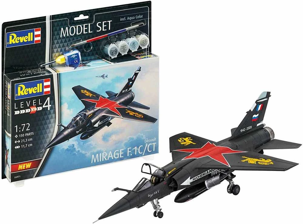 Revell Model Set Mirage F-1C - PLASTIKINIS modeliavimo rinkinys