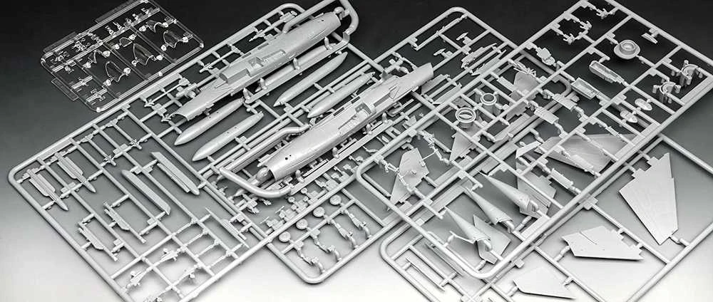 Revell Model Set Mirage F-1C - PLASTIKINIS modeliavimo rinkinys