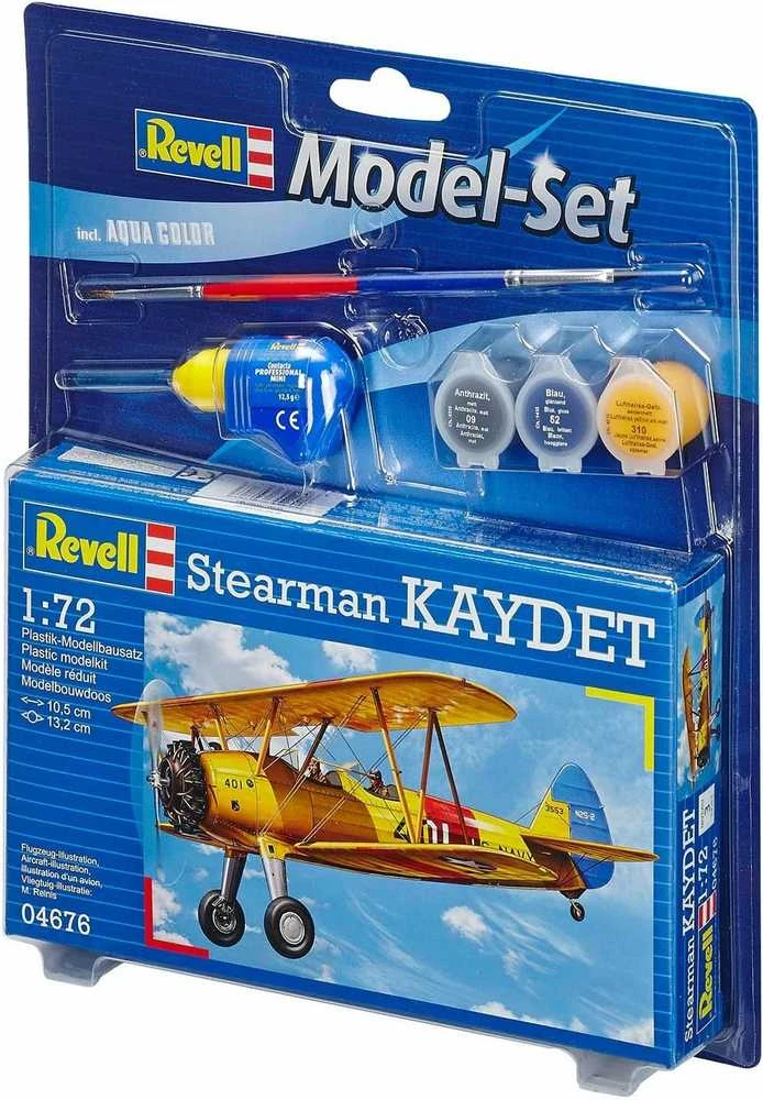Revell Model Set Stearman Kaydet - PLASTIKINIS modeliavimo rinkinys