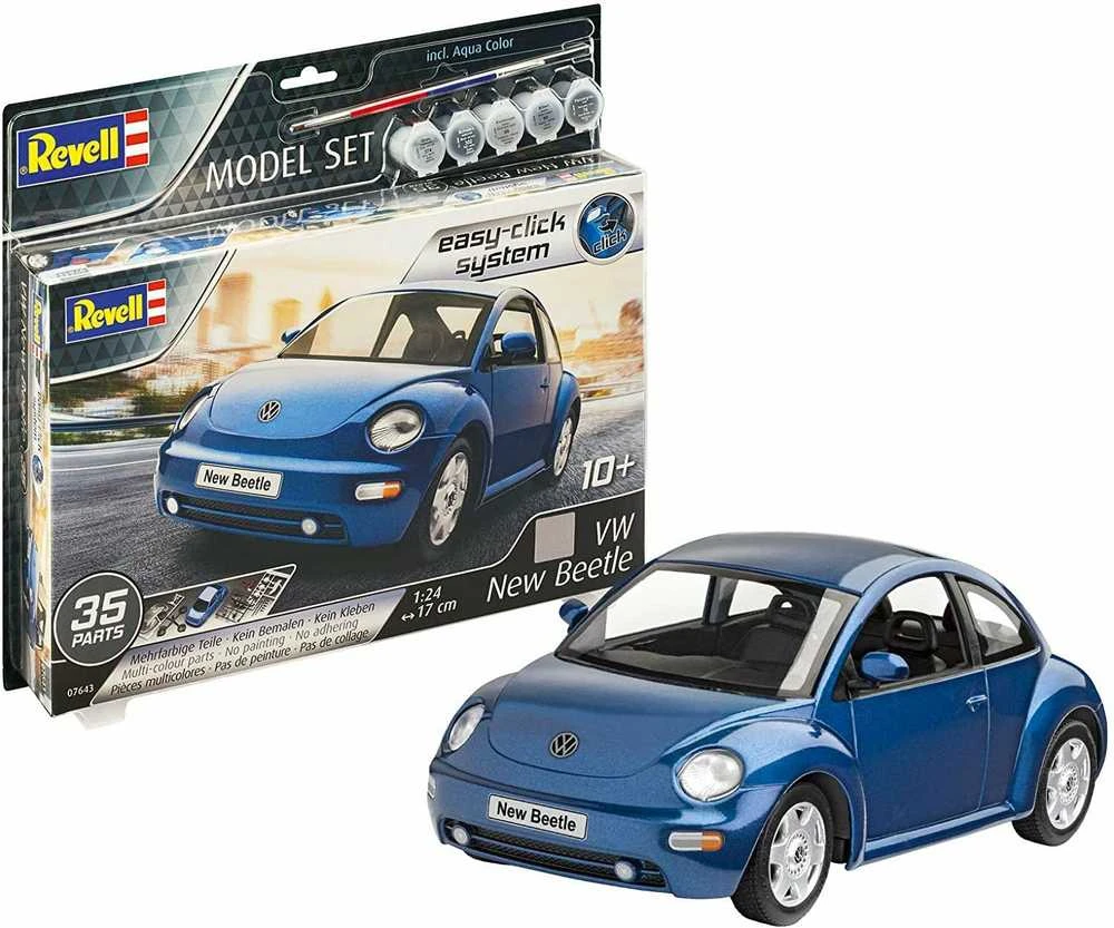 Revell Model Set VW New Beetle - PLASTIKINIS modeliavimo rinkinys
