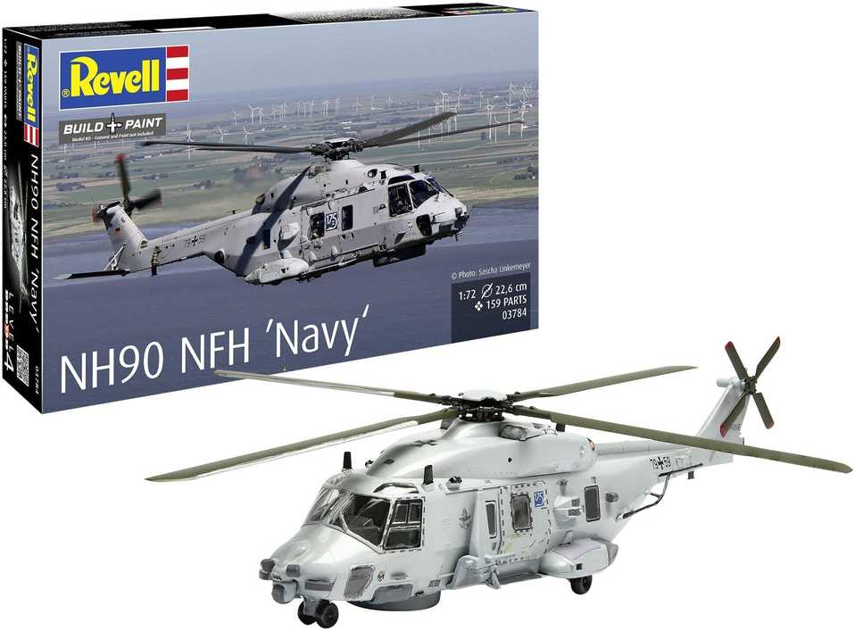 Revell NH90 NFH Navy 1/72 plastikinis sraigtasparnio modelio rinkinys