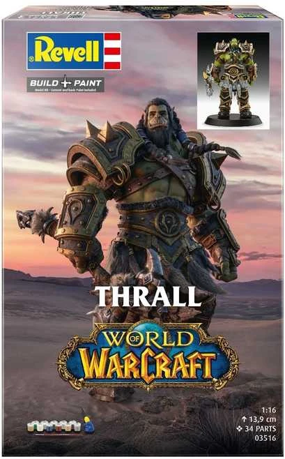 Revell Orc Thrall World of Warcraft dovanų rinkinys 1/16 su dažais