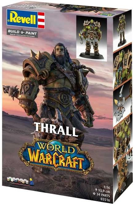 Revell Orc Thrall World of Warcraft dovanų rinkinys 1/16 su dažais
