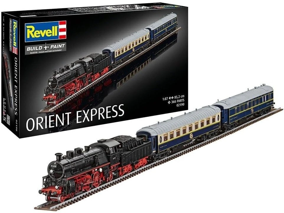 Revell „Orient Express“ plastikinis traukinio modelis 1:87