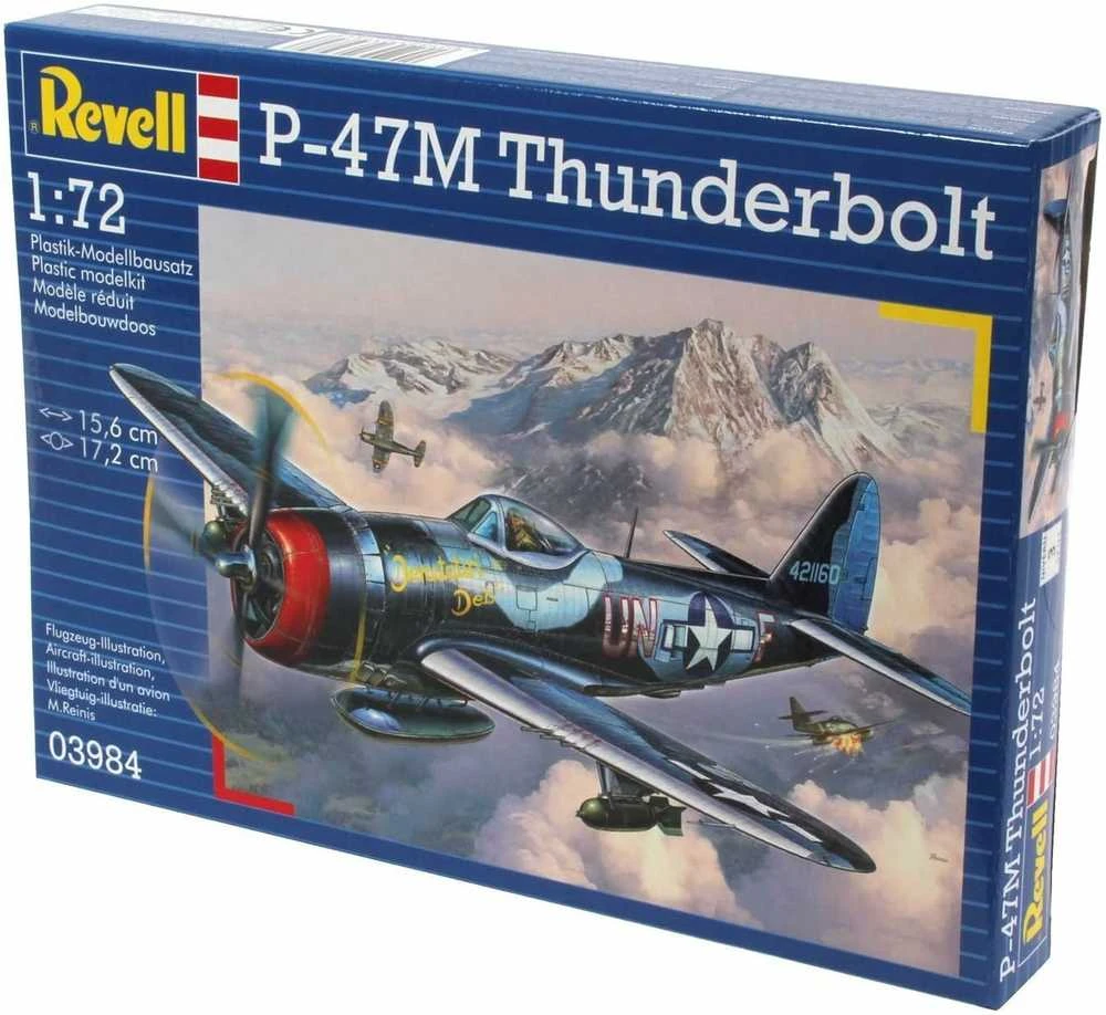 Revell P-47M Thunderbolt - PLASTIKINIS modeliavimo rinkinys