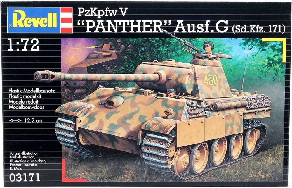 Revell – PzKpfw V „Panther“ Ausf. G (Sd.Kfz. 171), 1/72, 03171