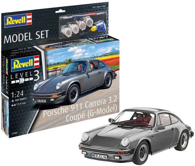 Revell Porsche 911 Carrera 3.2 Coupé G modelio dovanų rinkinys 1:24