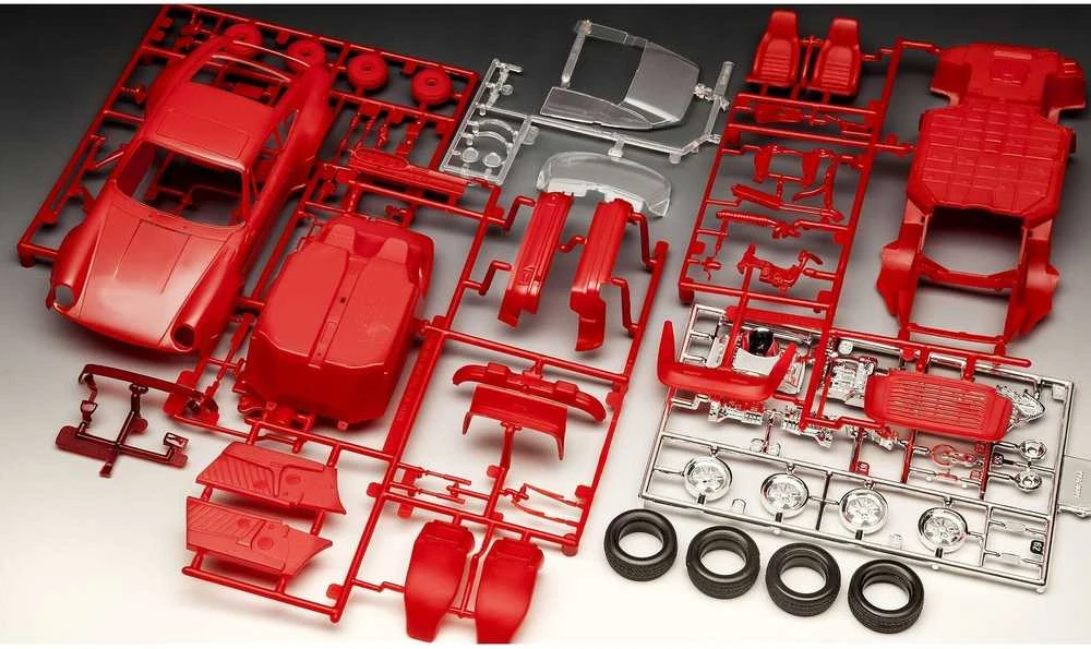 Revell Porsche 911 Turbo 50 metų dovanų rinkinys 1/24 modelis