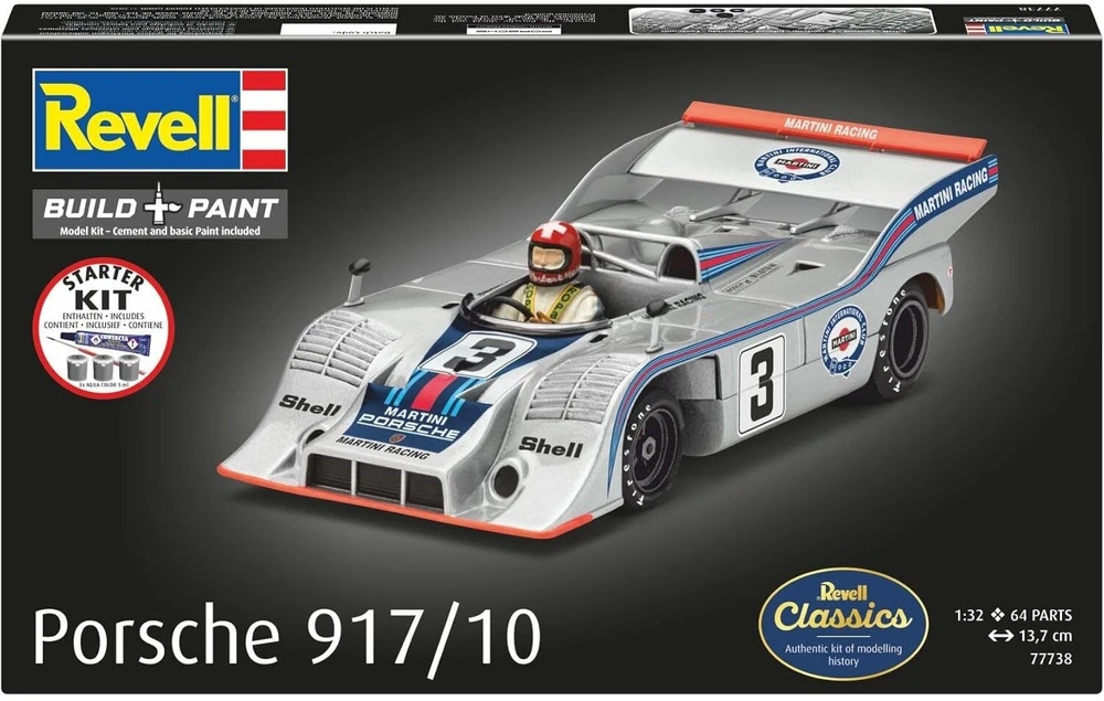 Revell Porsche 917/10 surenkamo modelio dovanų rinkinys 1:32