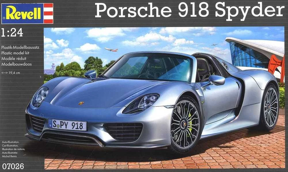 Revell Porsche 918 Spyder 1:24 plastikinis surinkimo rinkinys