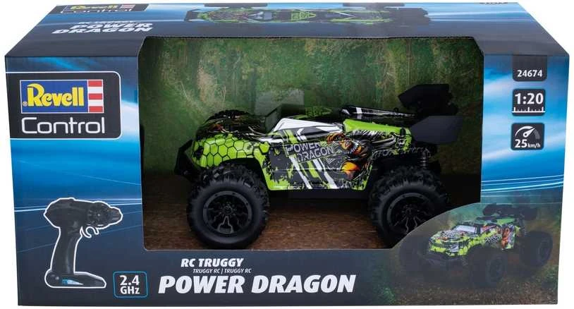 Revell Power Dragon RC bekelės automobilis 25 km/h su baterija