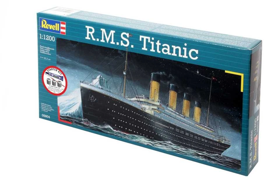 Revell RMS Titanic dovanų rinkinys, plastikinis modelis 1:1200