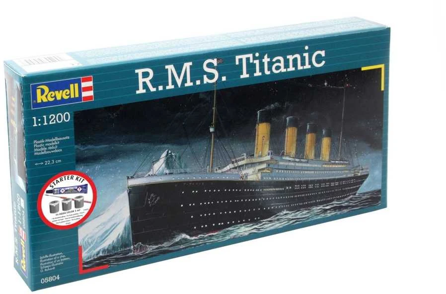 Revell RMS Titanic dovanų rinkinys, plastikinis modelis 1:1200