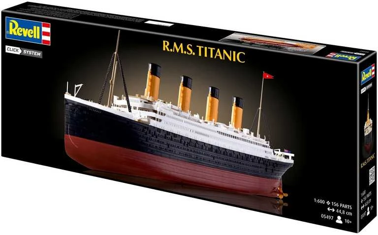 Revell R.M.S. Titaniko laivas 1/600 plastikinis Click System