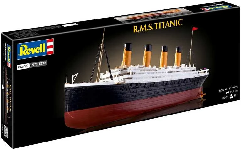 Revell R.M.S. Titaniko laivas 1/600 plastikinis Click System