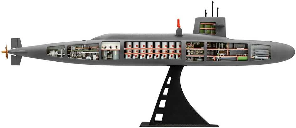 Revell S.S.B. Abraham Lincoln 1:253 laivas su interjeru, 37 cm (05185)
