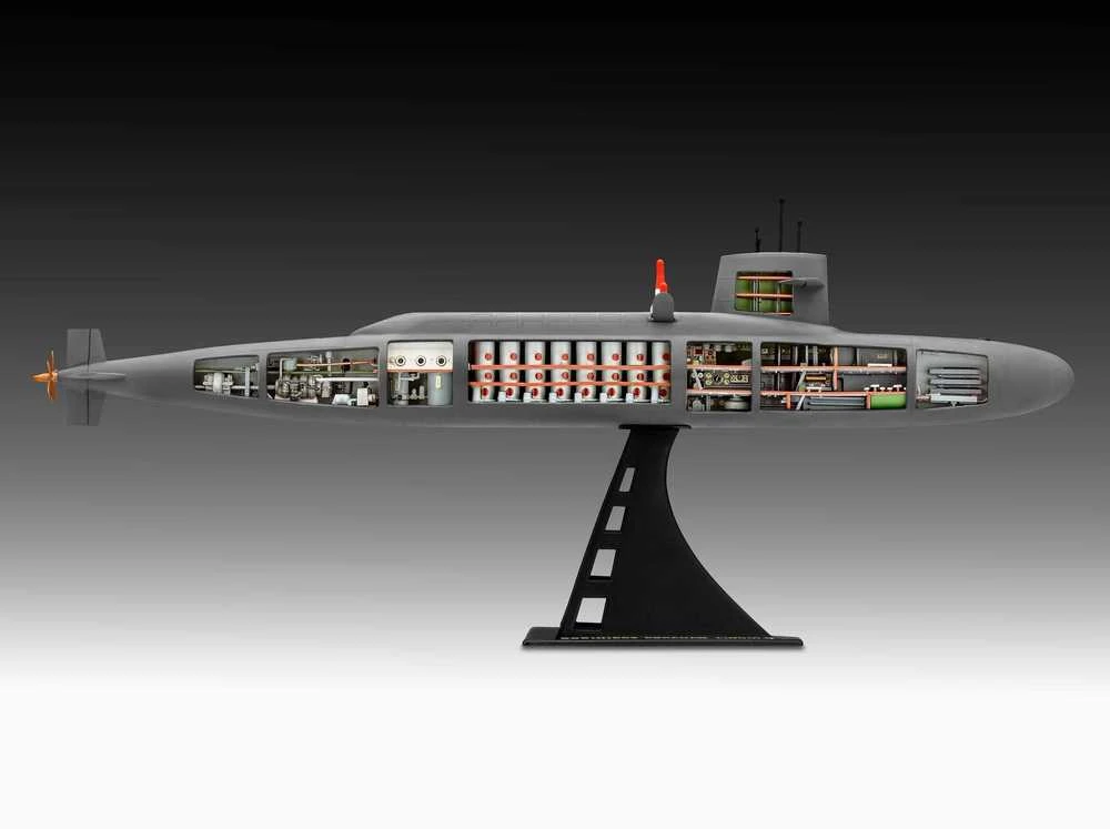 Revell S.S.B. Abraham Lincoln 1:253 laivas su interjeru, 37 cm (05185)