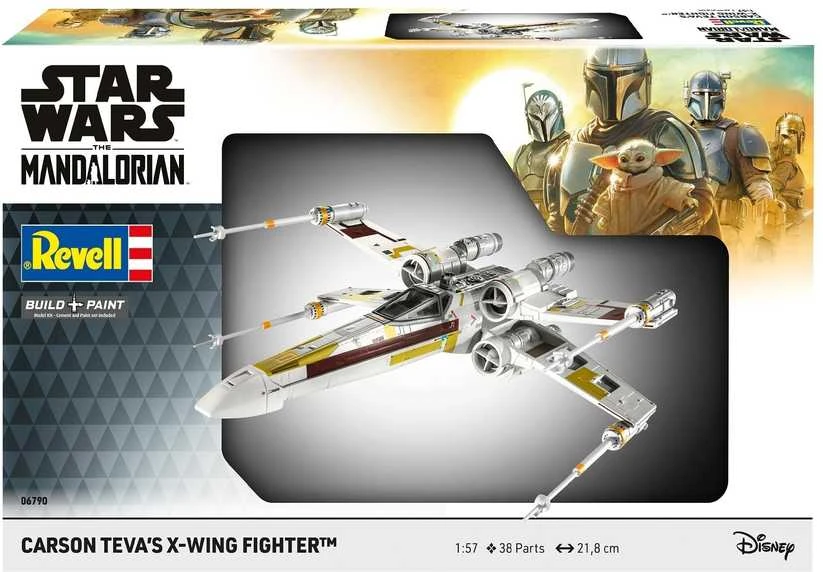 Revell Star Wars Mandalorian Carson Teva X-Wing 1:57 plastikinis modelis 06790