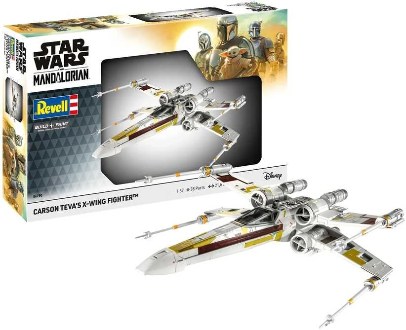 Revell Star Wars Mandalorian Carson Teva X-Wing 1:57 plastikinis modelis 06790