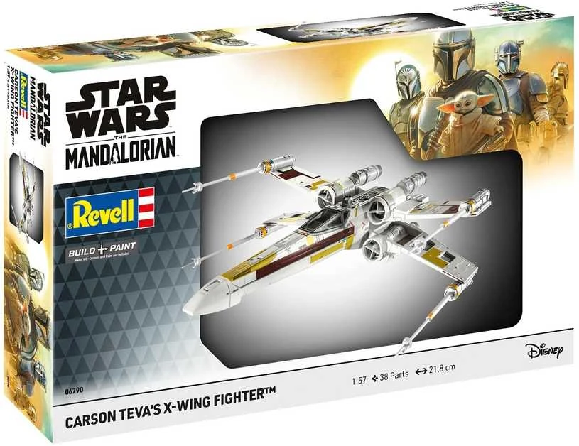 Revell Star Wars Mandalorian Carson Teva X-Wing 1:57 plastikinis modelis 06790