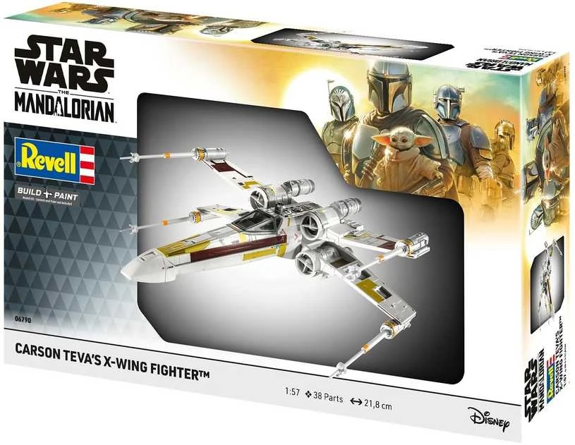 Revell Star Wars Mandalorian Carson Teva X-Wing 1:57 plastikinis modelis 06790