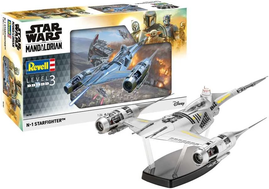 Revell Star Wars Mandaloriečio N1 Starfighter 1/24 surenkamas modelis