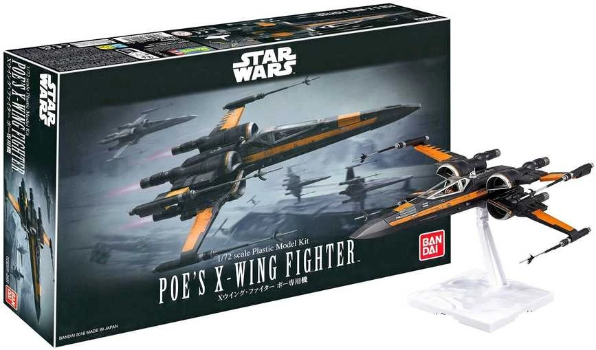 Revell Star Wars Poe X-Wing 1/72 plastikinis surinkimo rinkinys Bandai