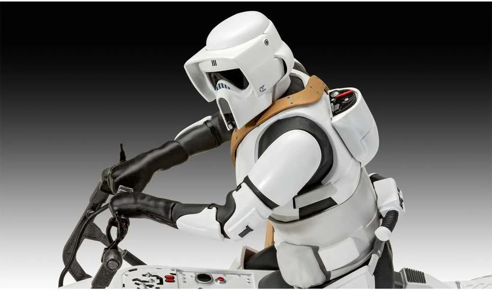 Revell Star Wars The Mandalorian Speeder Bike 1/12 surenkamas modelis