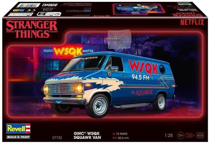 Revell Stranger Things GMC furgonas 1/25 plastikinis rinkinis