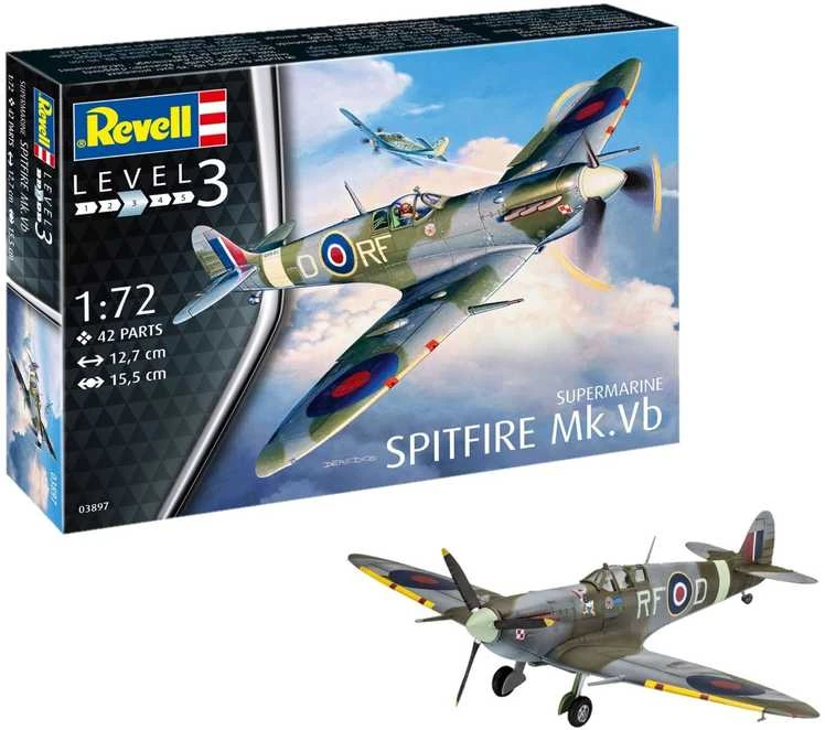 Revell - Supermarine Spitfire Mk.Vb, 1/72, 03897