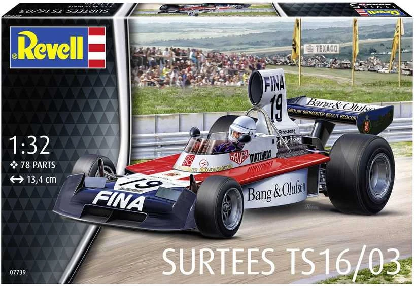 Revell Surtees TS16/03 F1 bolidas 1:32 plastikinis surinkimo rinkinys
