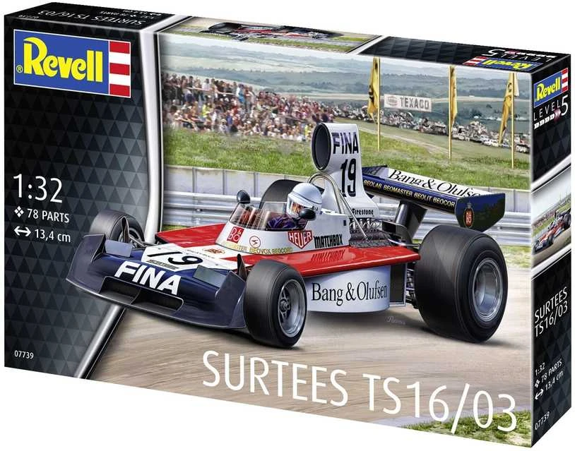 Revell Surtees TS16/03 F1 bolidas 1:32 plastikinis surinkimo rinkinys