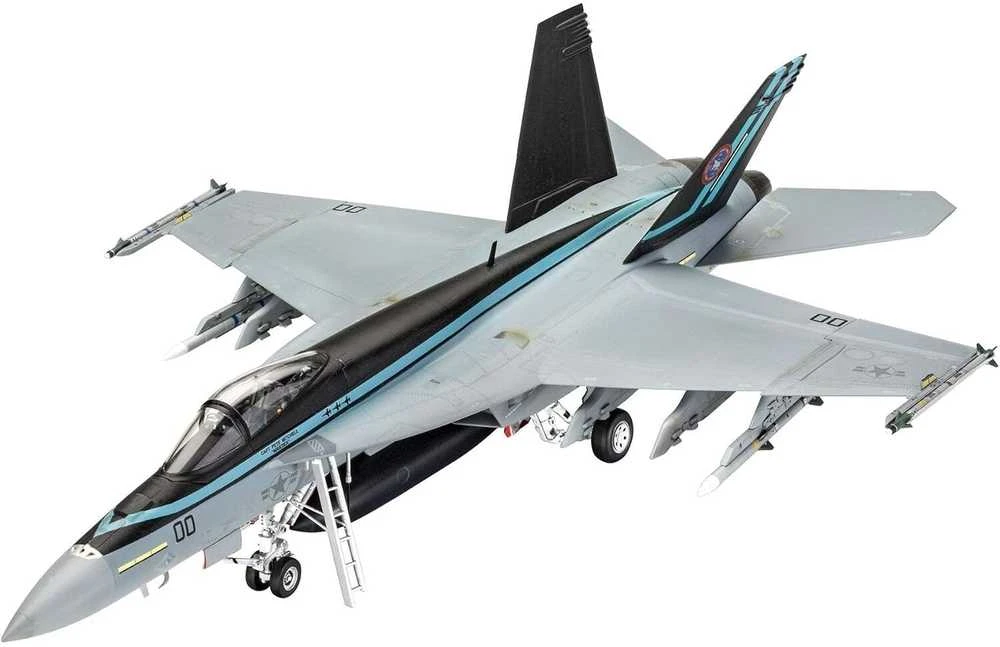 Klijavimo modelis Revell Maverick's F/A-18E, baltas