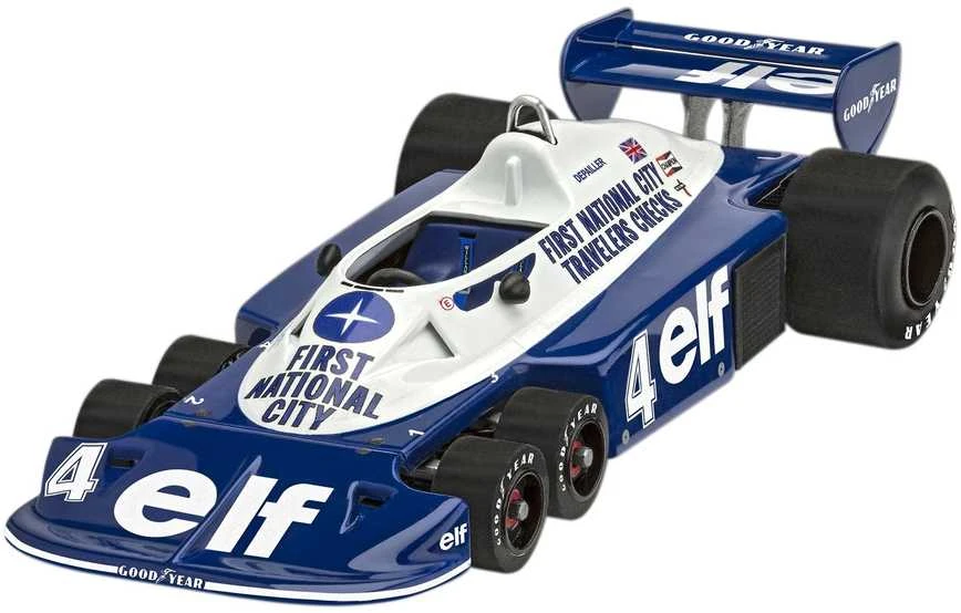 Revell Tyrrell P34/2 6 ratų F1, 1:32 surenkamas plastikinis modelis