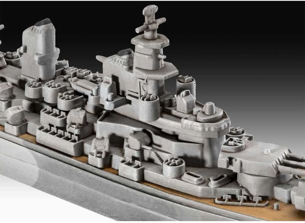 Revell USS New Jersey karo laivo modelis 1:1200 dovanų rinkinys