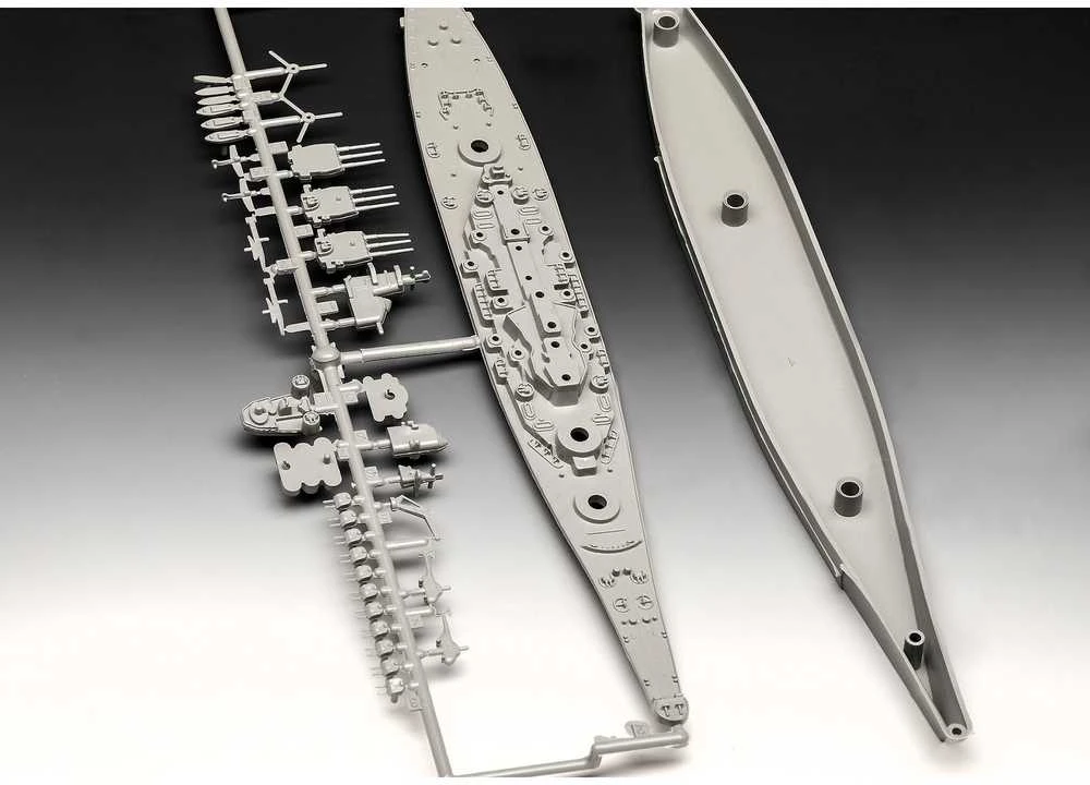 Revell USS New Jersey karo laivo modelis 1:1200 dovanų rinkinys