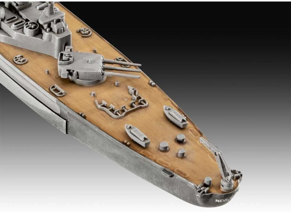 Revell USS New Jersey karo laivo modelis 1:1200 dovanų rinkinys