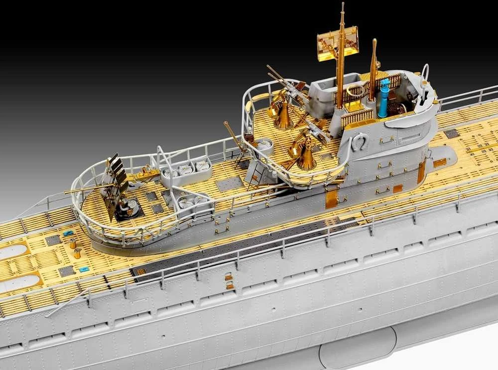 Revell Vokiečių povandeninis laivas Type IXC Platinum Edition, 1/72, 95 cm