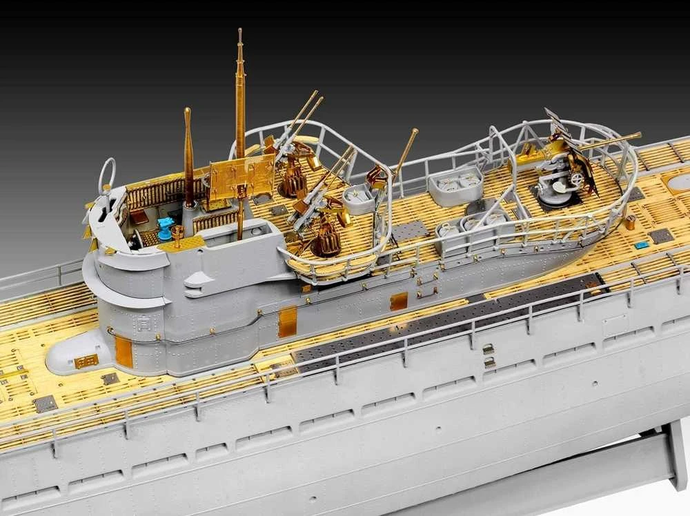Revell Vokiečių povandeninis laivas Type IXC Platinum Edition, 1/72, 95 cm