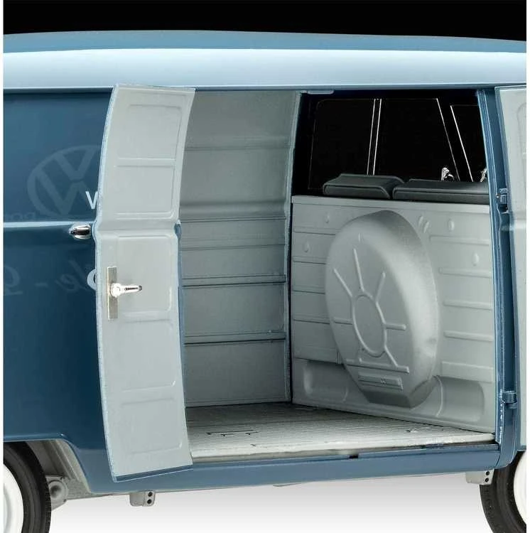 Revell Volkswagen T1 furgonas 1/16, jubiliejinis 75 m. plastikinis rinkinys