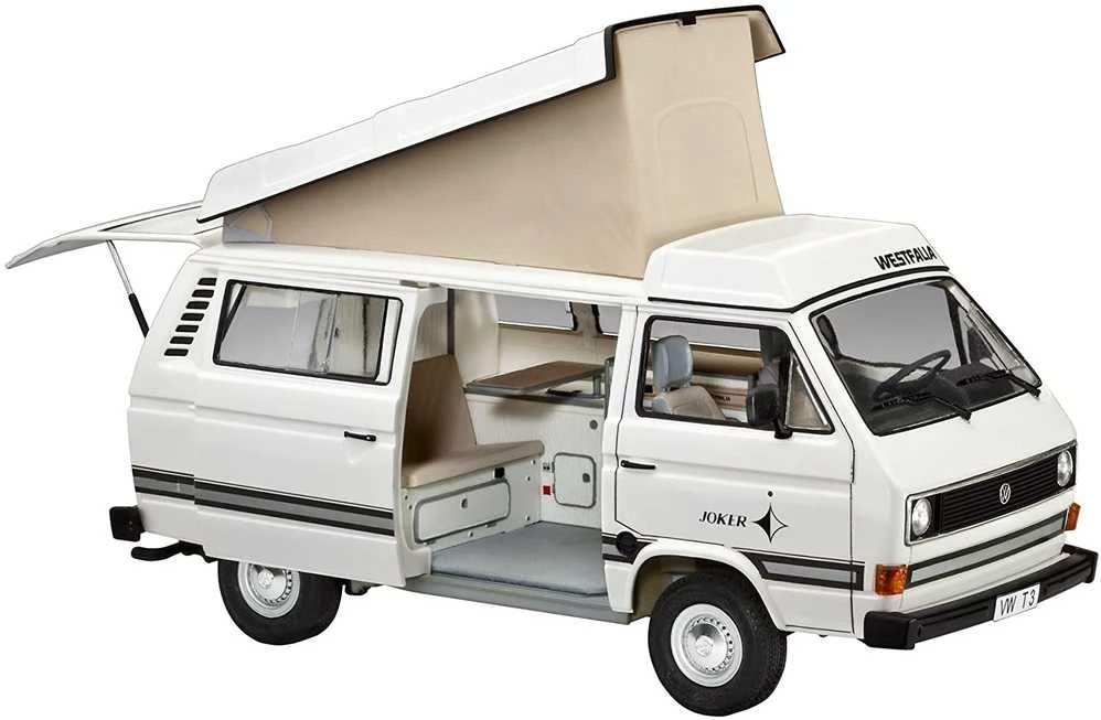 Revell - Volkswagen T3 Camper, 1/25, 07344