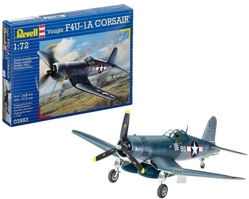 Revell Vought F4U-1D Corsair 1/72 plastikinis lėktuvo modelis