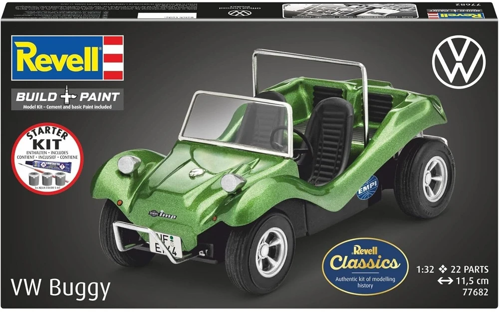 Revell VW Buggy surenkamo modelio dovanų komplektas 1:32