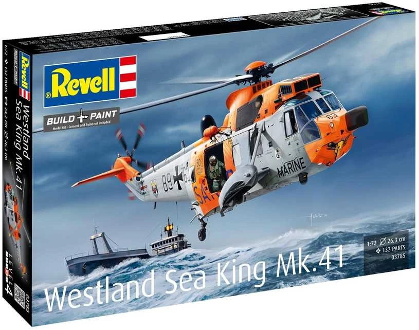 Revell Westland Sea King Mk.41 1/72 sraigtasparnio plastikinis modelio rinkinys