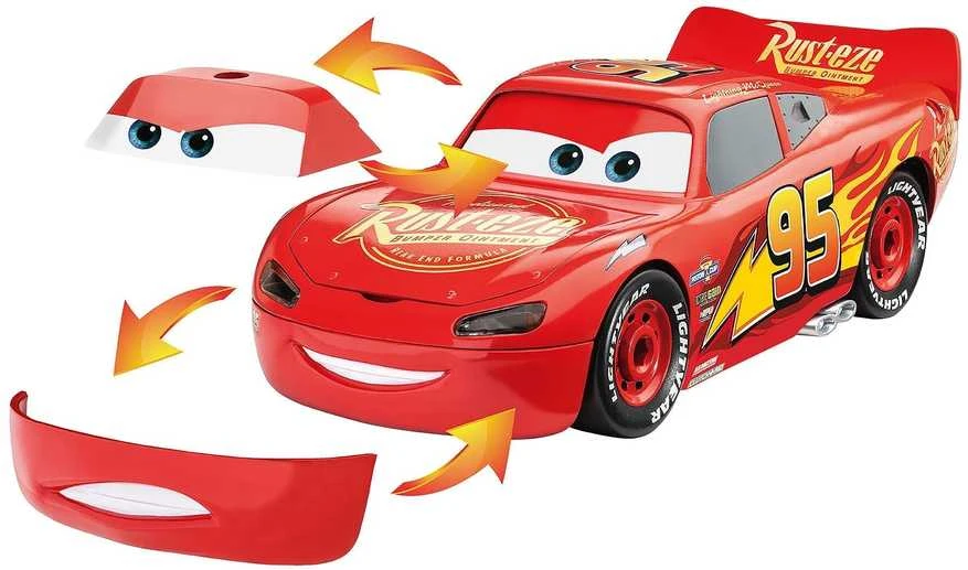 Revell Žaibas Makvynas Disney Cars, šviesos ir garsas, 1:20 surinkimo modelis