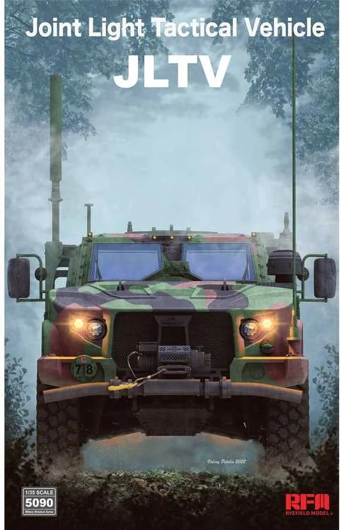 RFM JLTV taktinio visureigio surenkamas modelis 1/35 Rye Field
